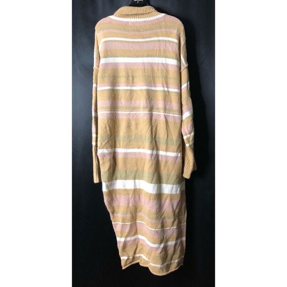 Free People x FP Beach Atlas Sweater Striped Pullover Dress $168 Medium - Picture 6 of 6